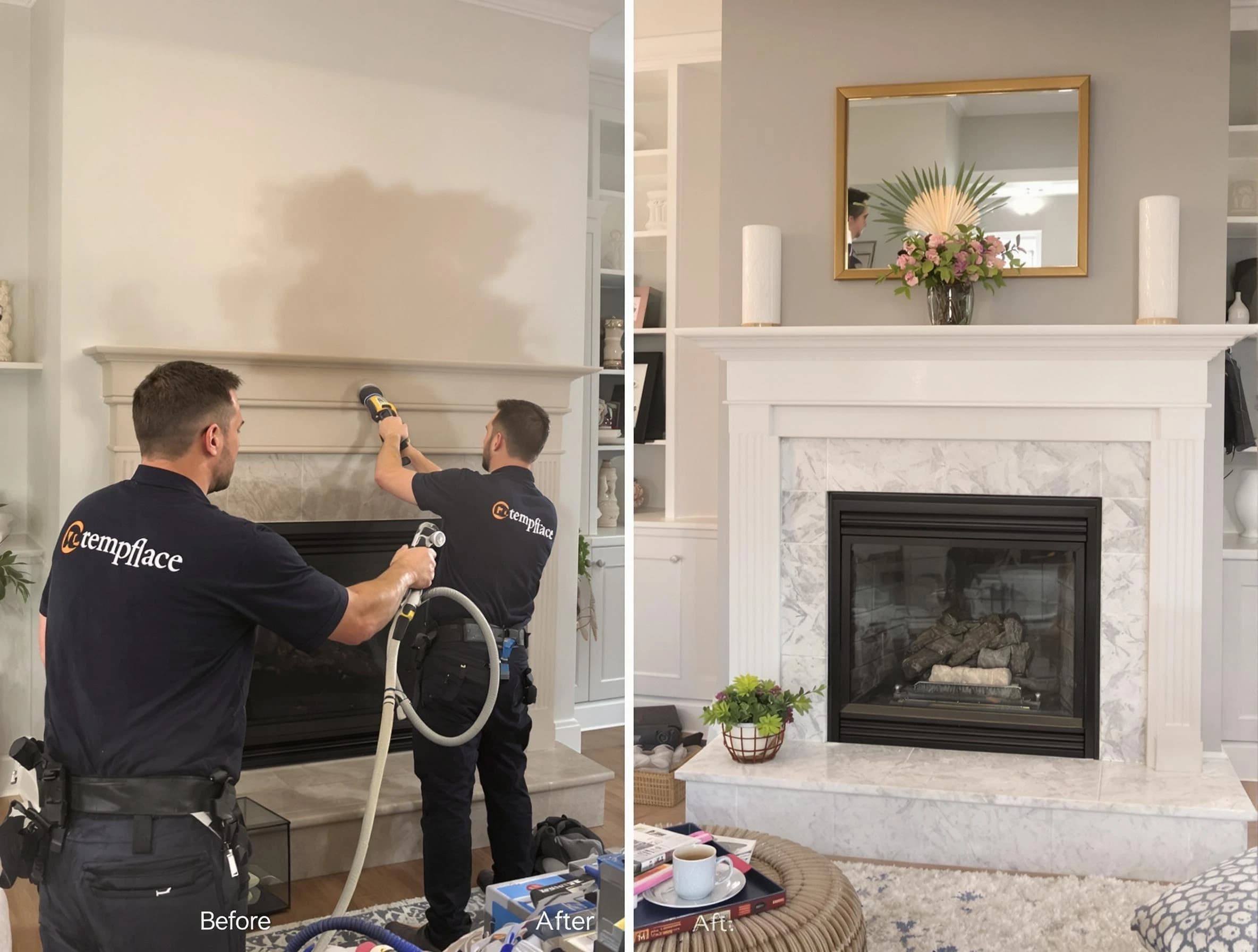 Professional soot removal by Bellwood Chimney Sweep team in Bellwood, VA