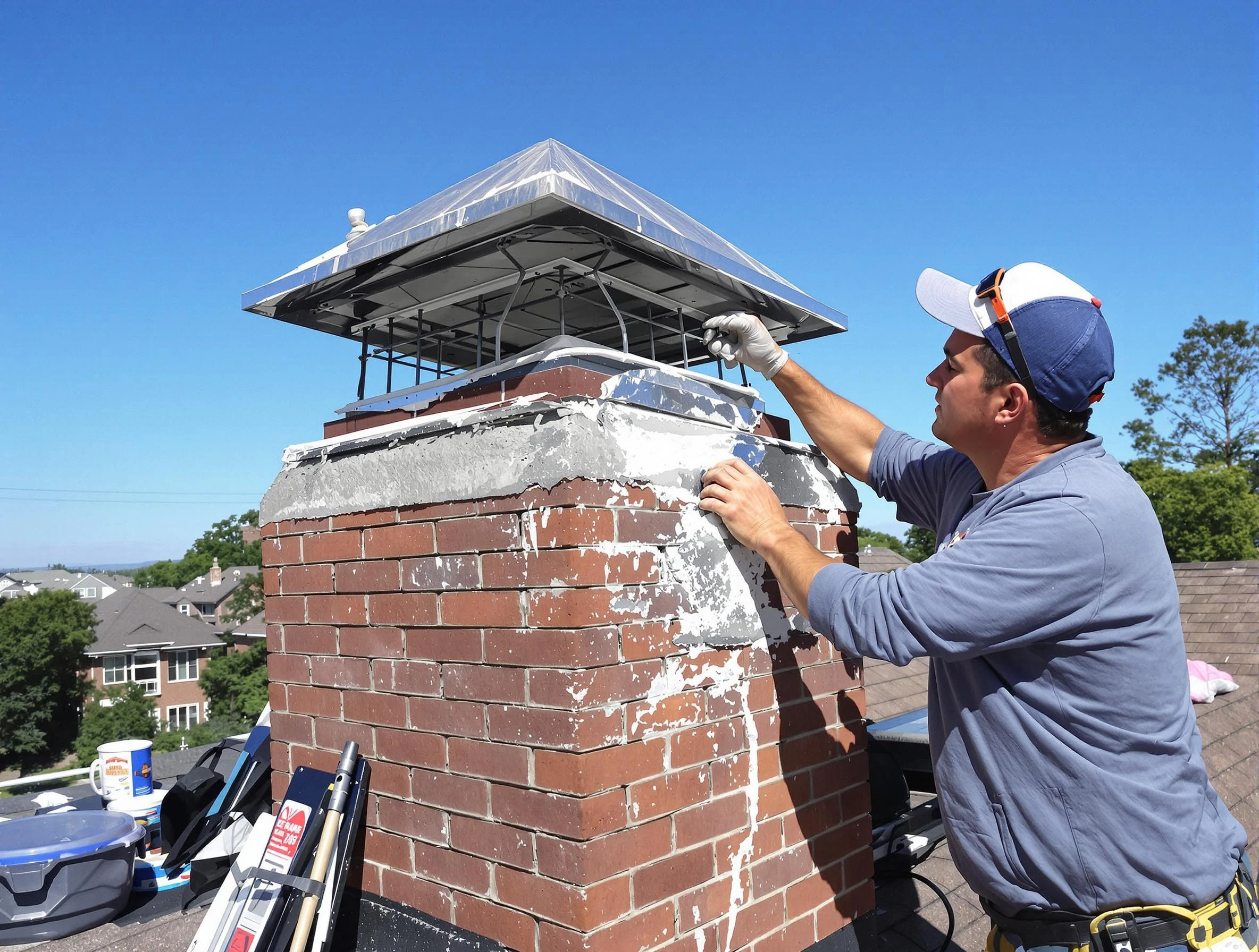 Chimney Crown Services in Bellwood