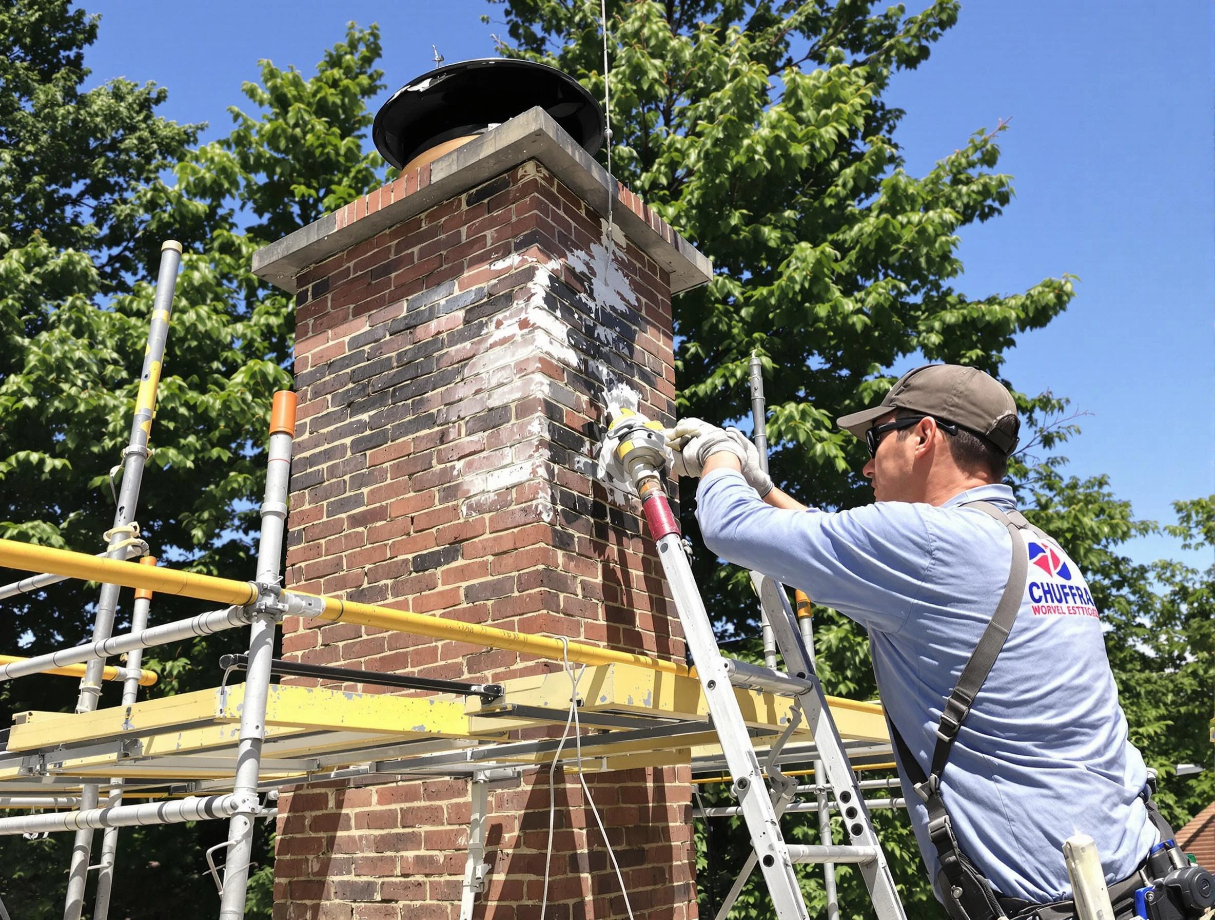 Structural chimney repair by Bellwood Chimney Sweep in Bellwood, VA