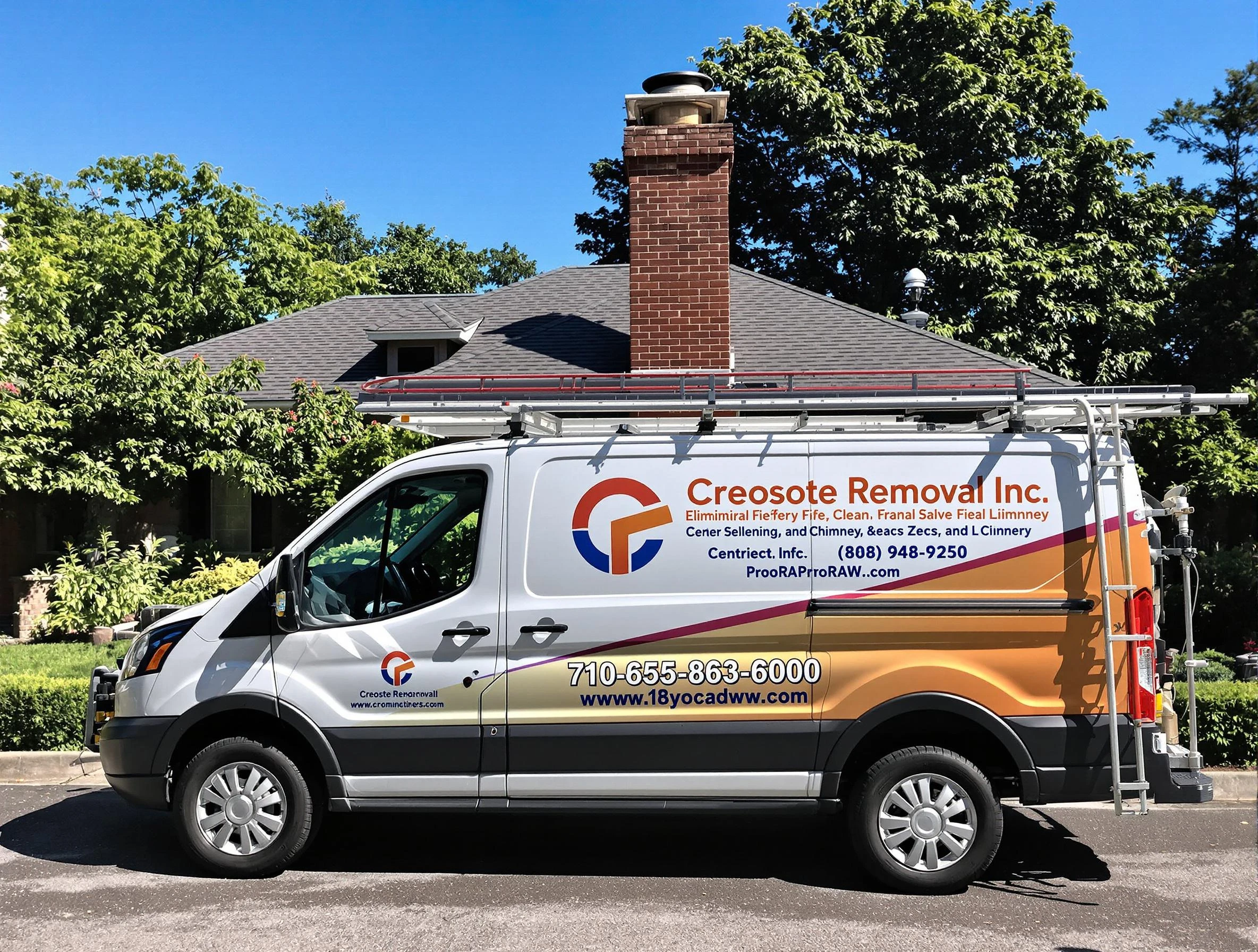 Bellwood Chimney Sweep technician removing creosote safely in Bellwood, VA